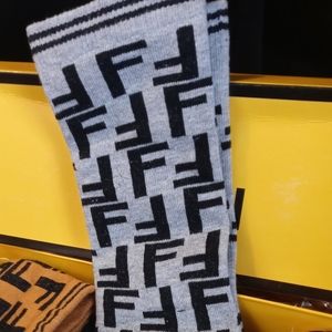 SOLD OUT🎉🎉🎉Mens Fendi Socks 7-10 1/2. 3 pair Set Unisex